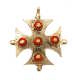 Cracow jewelry, coral cross
